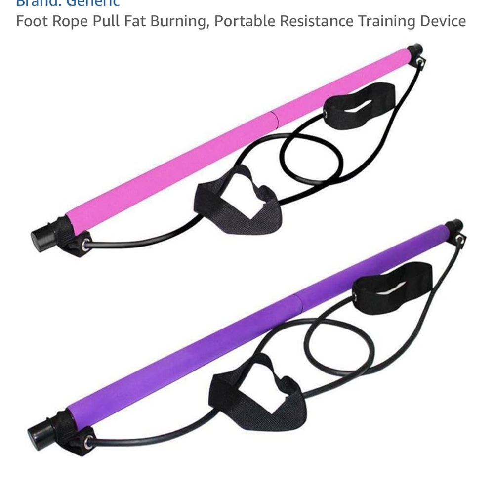 Pink and Purple Resistance Training Device